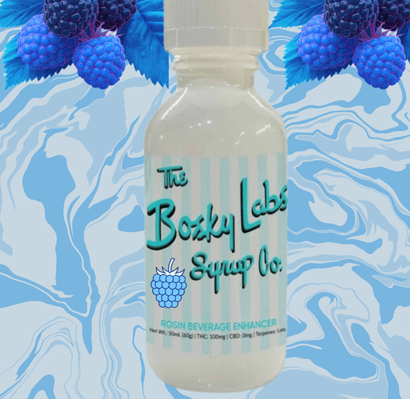 Blue Raspberry Syrup - Bosky 100mg