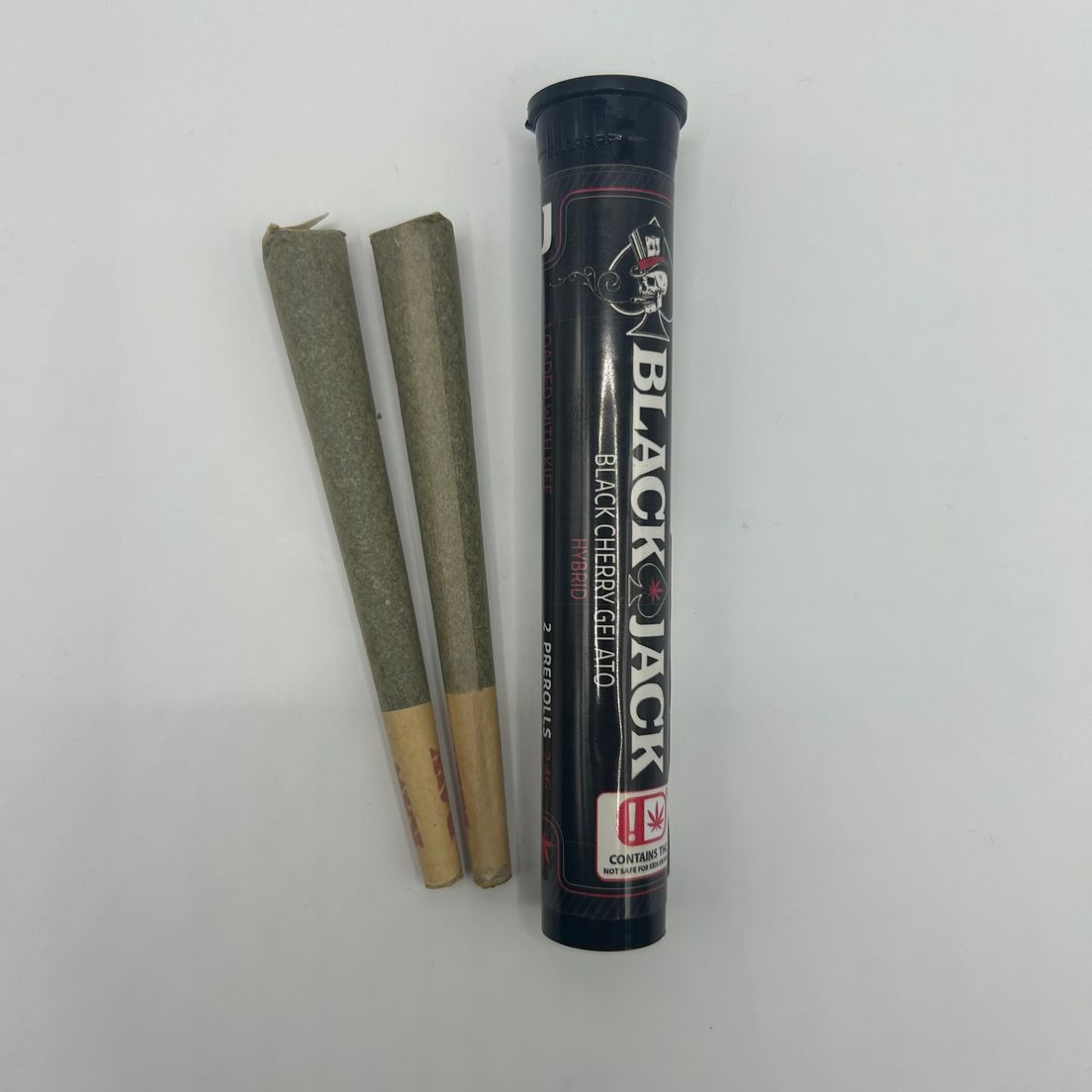 Blackjack - Two 1.2 G Pre Rolls - Black Cherry Gelato - 2.4g