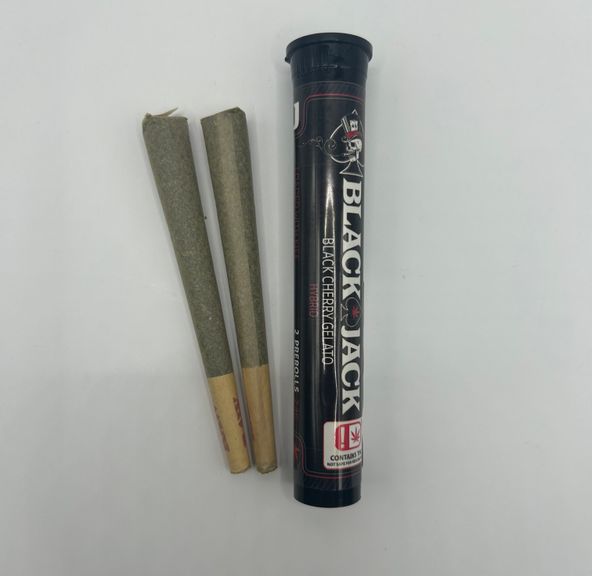 Blackjack - Two 1.2 G Pre Rolls - Black Cherry Gelato - 2.4g