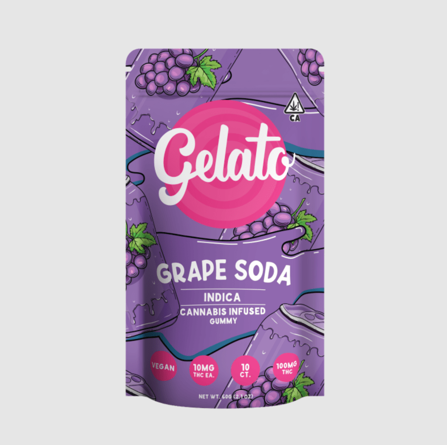 Gelato Gummies Grape Soda 100mg