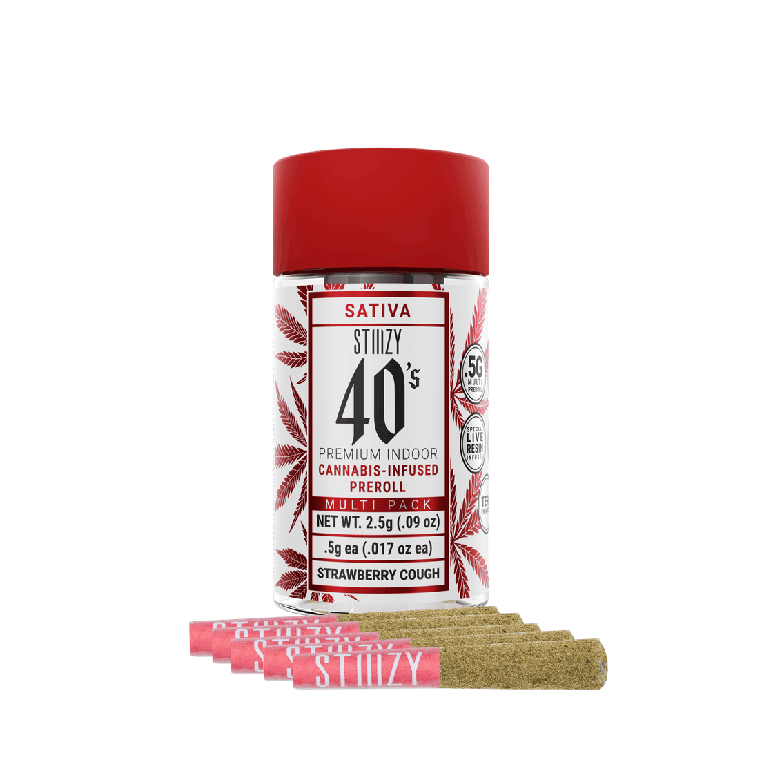 .5G 40s PREROLL MULTI PACK - STRAWBERRY COUGH