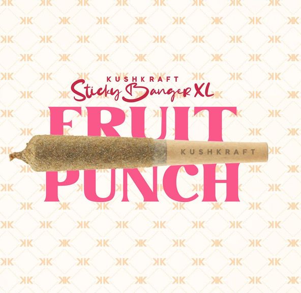 1 x 2G XL Infused Sticky Banger Hybrid Fruit Punch by KushKraft