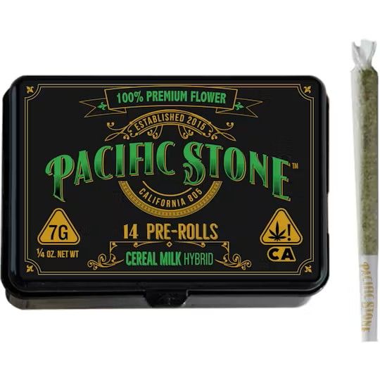 Pacific Stone Preroll 0.5g Hybrid Cereal Milk 14-Pack