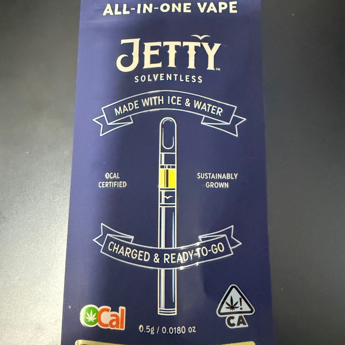 Jetty- Grapes N Cream Live Rosin AIO 0.5g (H)