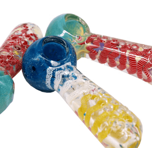 MEDIUM SMOKING GLASS PIPE 3 inch
