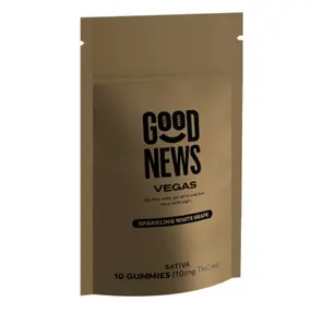 Good News Vegas Sparkling White Grape 10mg Gummy