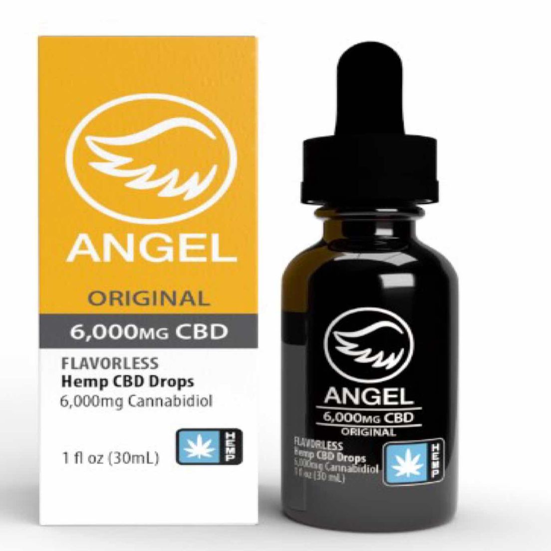 Angel Flavorless CBD Tincture: 6000mg