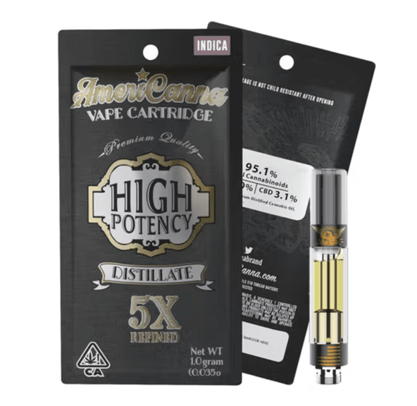 AmeriCanna Kosher Kush 1g Cartridge 91%