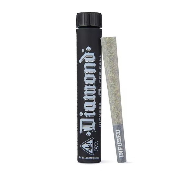 Heavy Hitters Diamond Infused Pre-Roll Blue Sherbert 1g