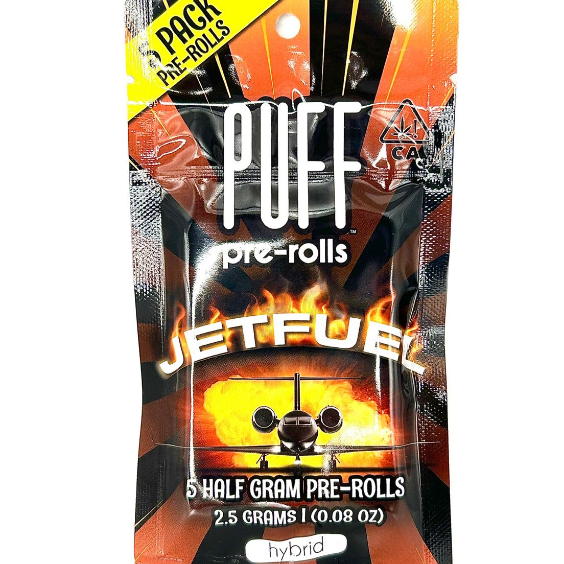 B2 GET PREROLL - PUFF - Jetfuel - Pre-Roll 5pk x 0.5g= 2.5g