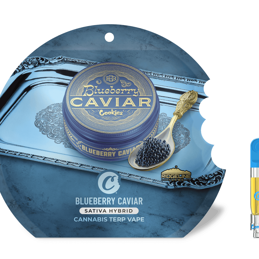 Cookies- BLUEBERRY CAVIAR 1G CARTRIDGE