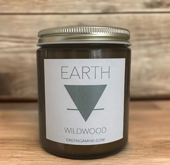 Earth Element Hemp-Wick Soy Candle