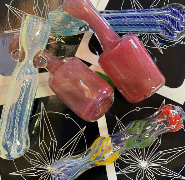 Handblown Chillum-assrtd