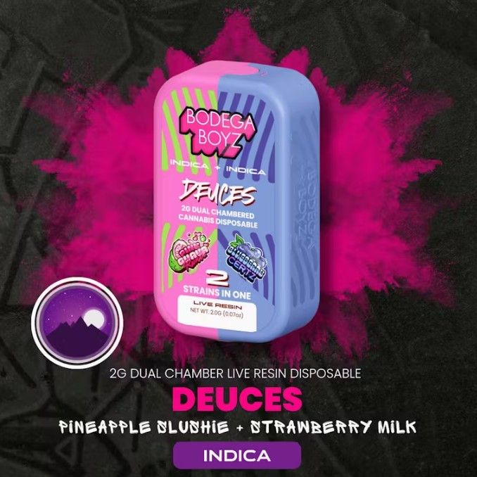 Deuces Pink Guava Runtz x Blueberry Certz Live Resin Vape