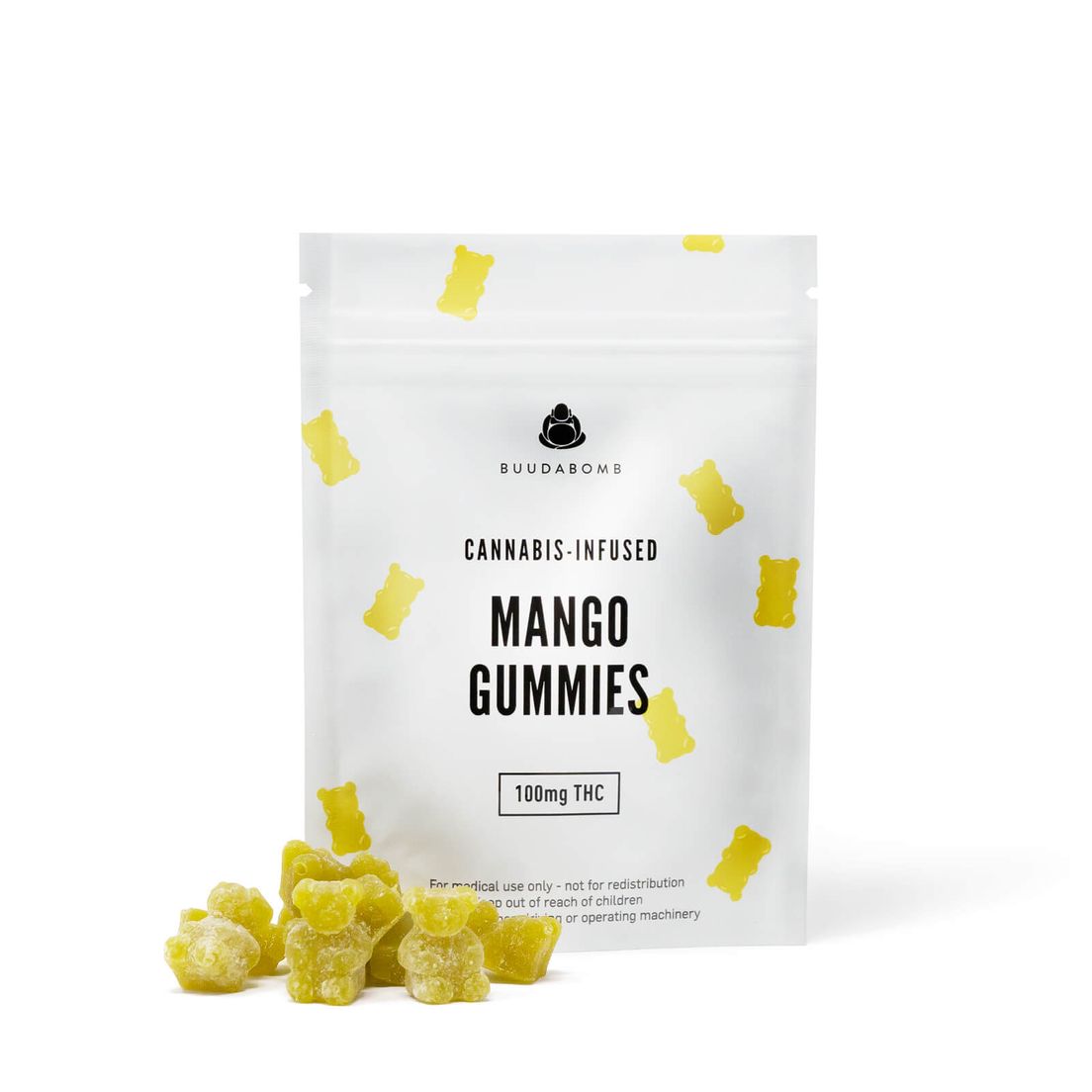 BUUDABOMB MANGO GUMMIES 100mg
