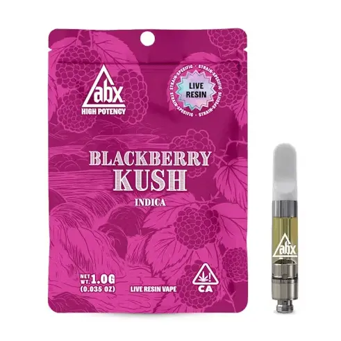 ABX - Blackberry Kush High Potency Cartridge - 1g