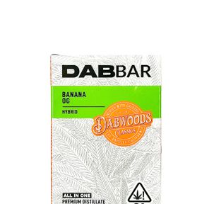 DABWOODS - Dab Bar - Banana Og - All In One - 1g