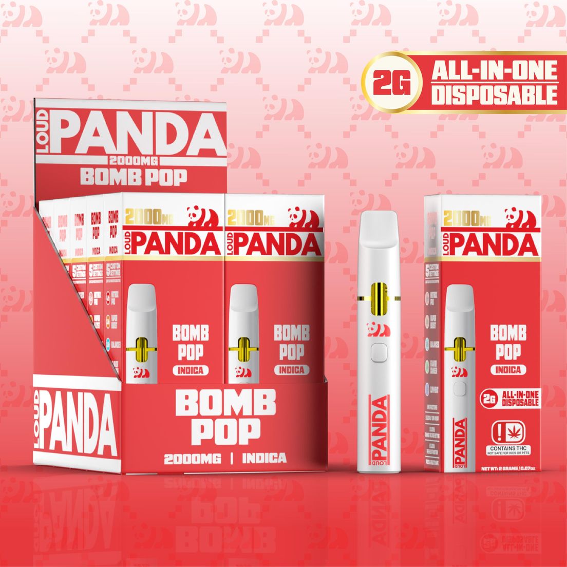 Loud Panda - Bomb Pop - 2g Disposable