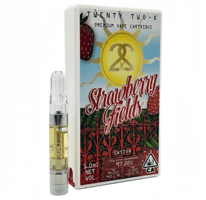 22K | Vape Cart | 1g | Distillate | Strawberry Fields