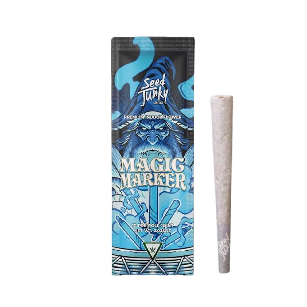 Seed Junky- Magic Marker Preroll 1g (I)