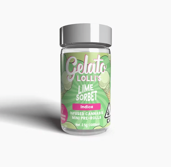 Gelato Infused Mini Pre-roll Pack Lime Sorbet 3g