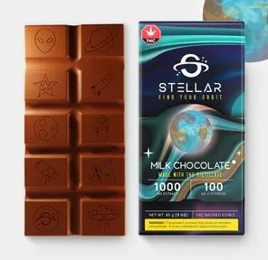 1000mg Milky Way Chocolate Bar by Stellar Treats