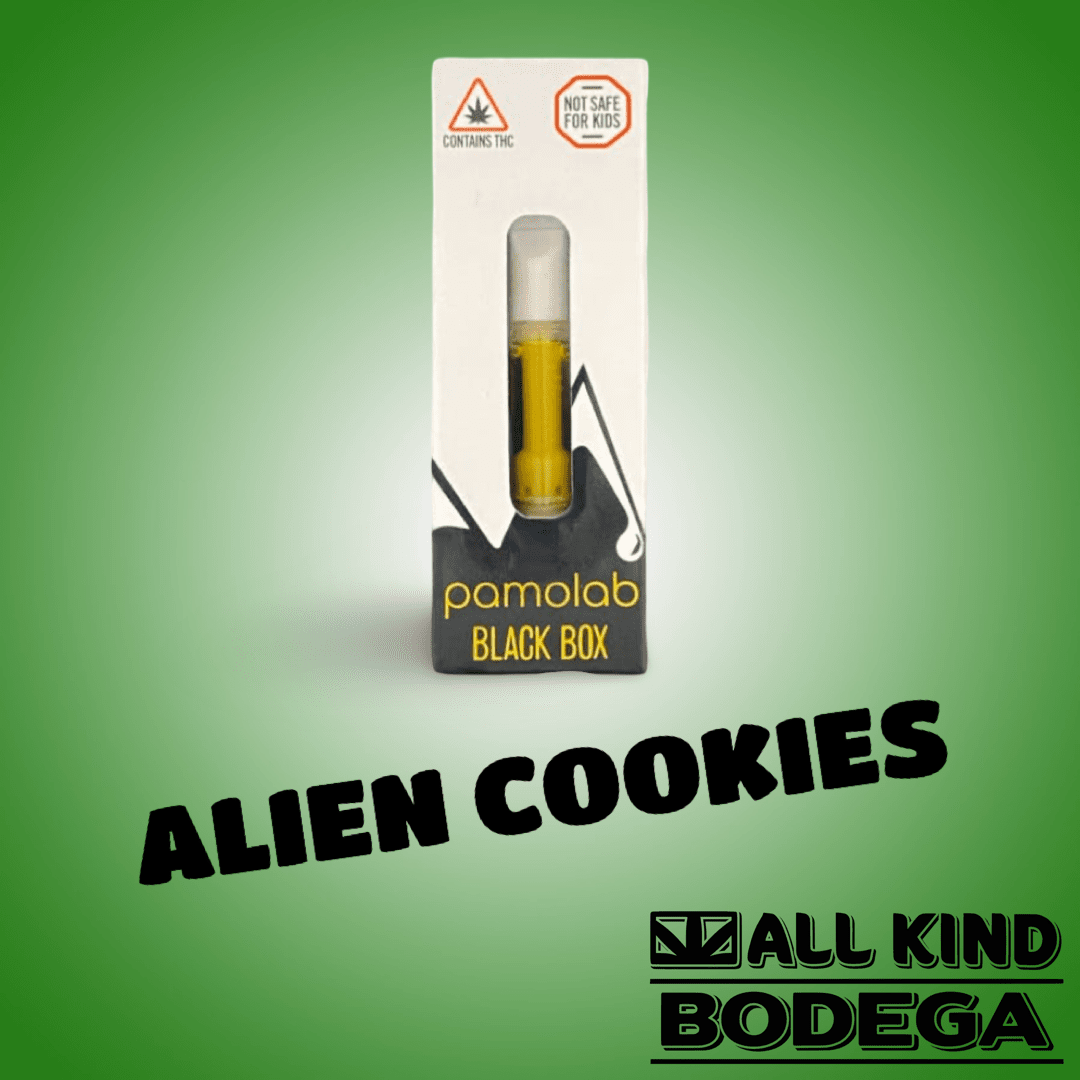 Alien Cookies 1g Cured Resin Vape Cart (@pamolab)