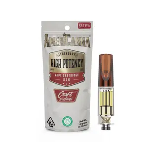 AmeriCanna - Green Crack High Potency Distillate Vape Cart 1g