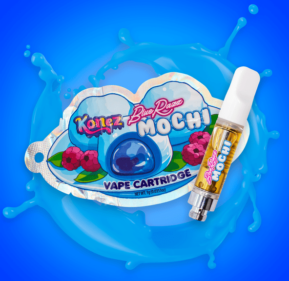 Blue Razz Mochi Vape Cartridge 1g - KONEZ