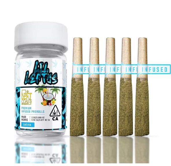 Lil Leftys Infused Prerolls - Maui Wowie