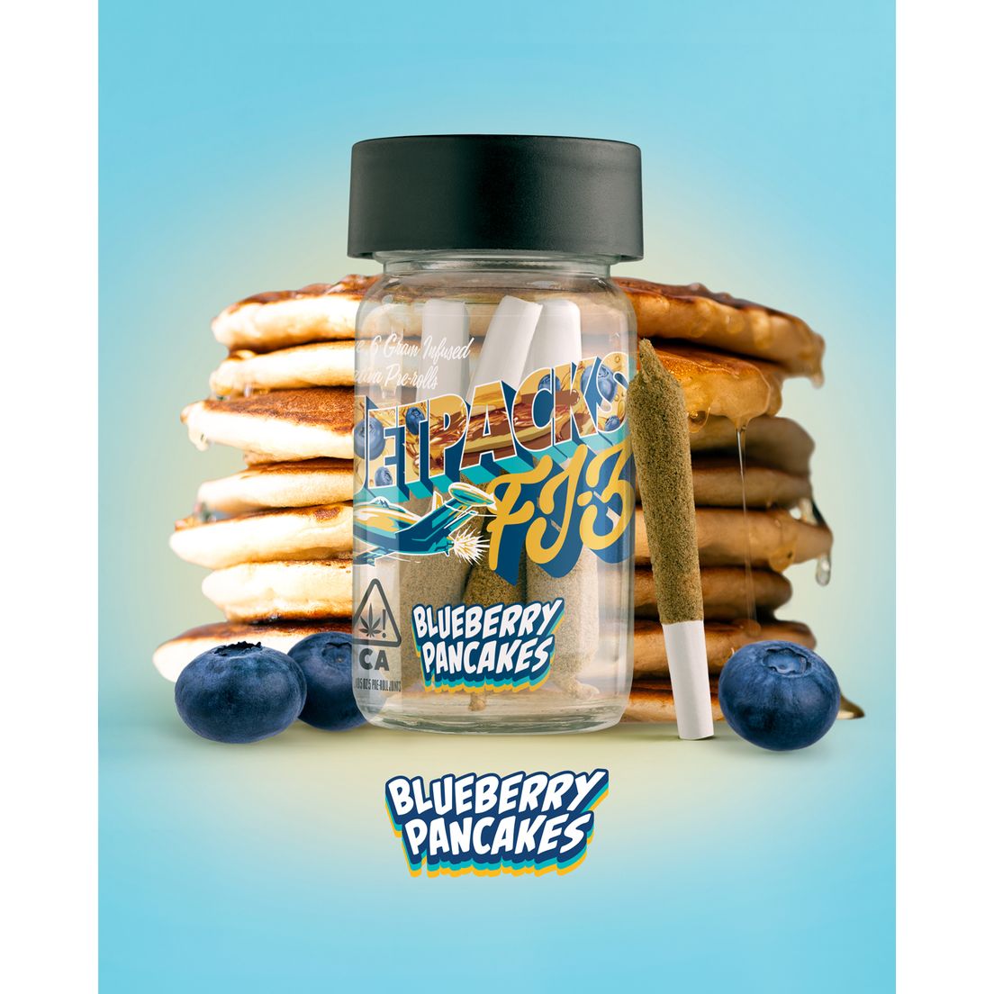 Blueberry Pancakes FJ-3 ( .6g Infused Preroll 5pk)