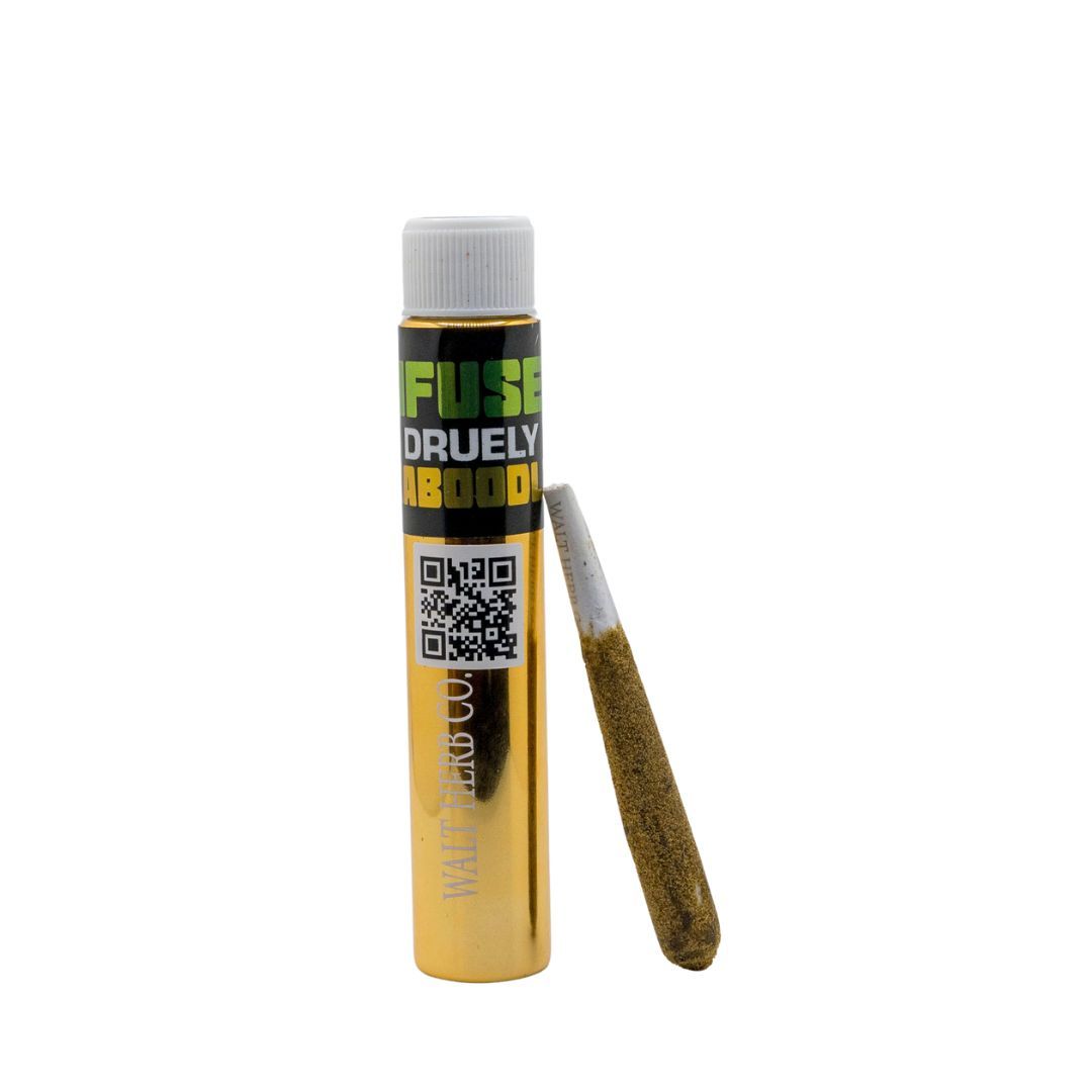 1G Indica Diamond Infused Druely Kaboodle Pre Roll by Walt Herb Co.