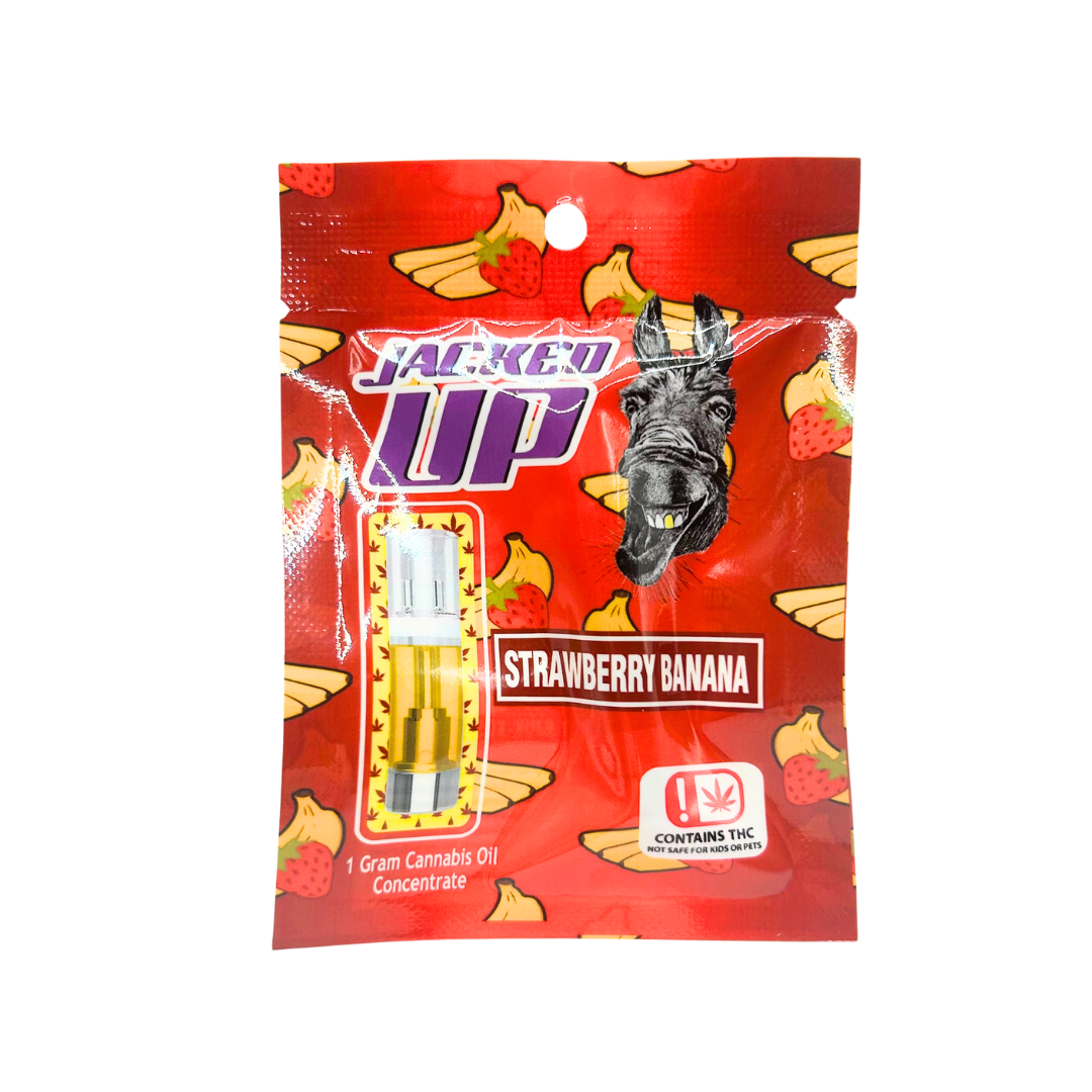 Twice Baked 1g Cart- Strawberry Banana- Sativa
