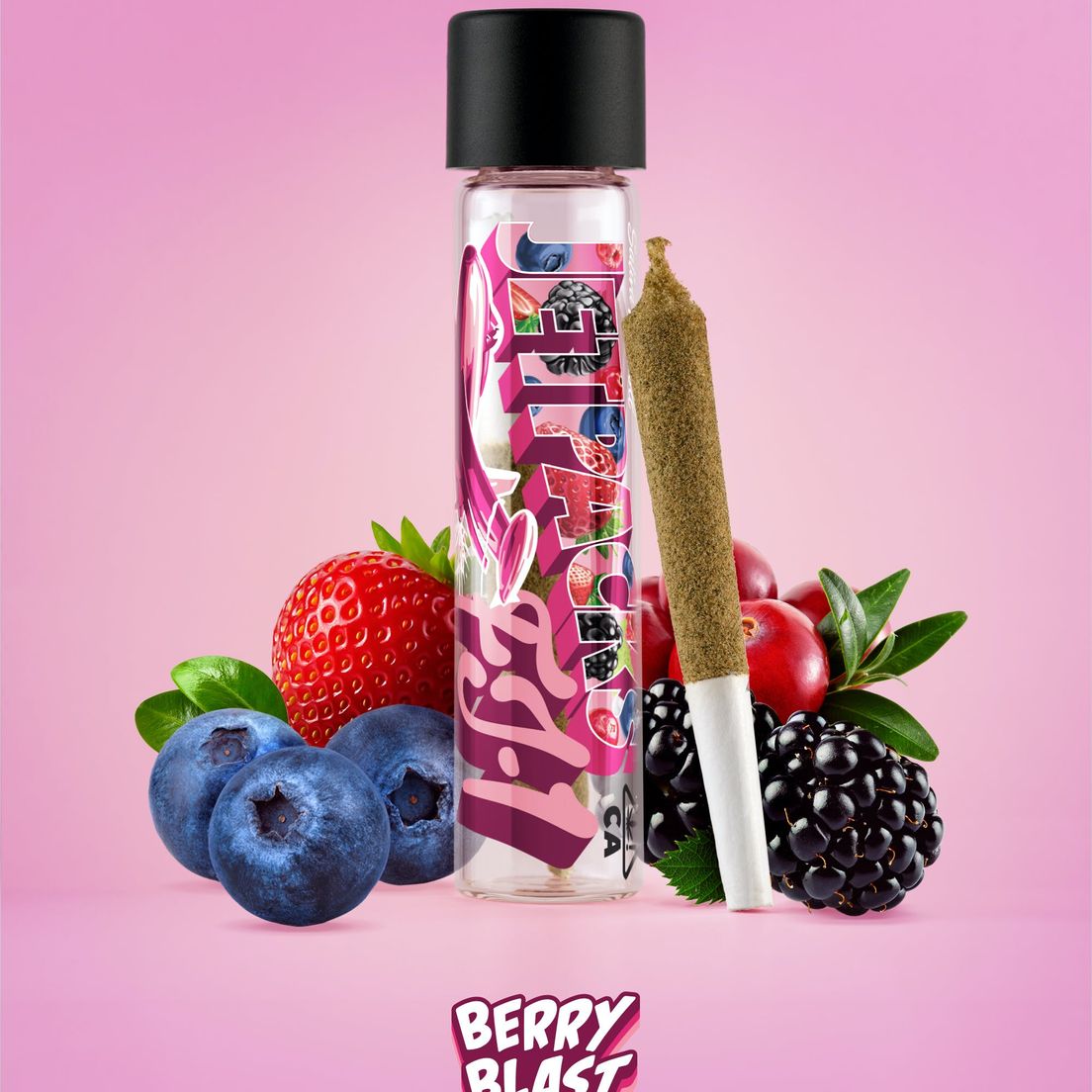 Berry Blast FJ-1 (1G Infused, THCA Concentrate & Kief Covered)