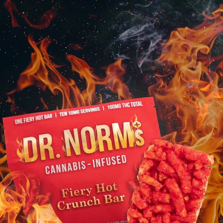 Dr. Norm's - 100mg Fiery Hot Crunch Bar