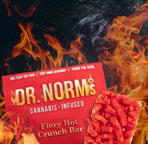 Dr. Norm's - 100mg Fiery Hot Crunch Bar