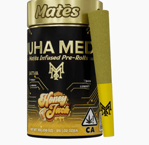 Muha Meds - Honey Jack Mates Infused Pre Rolls 3g - 3 g