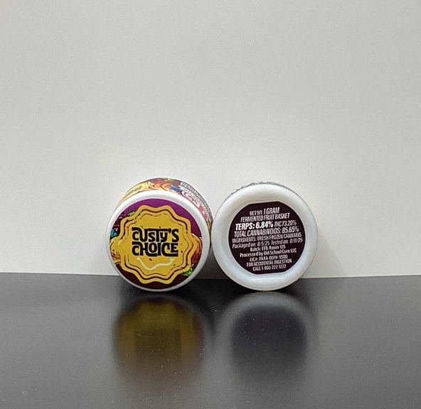 Custys Choice - 1g Live Rosin - Fermented Fruit Basket