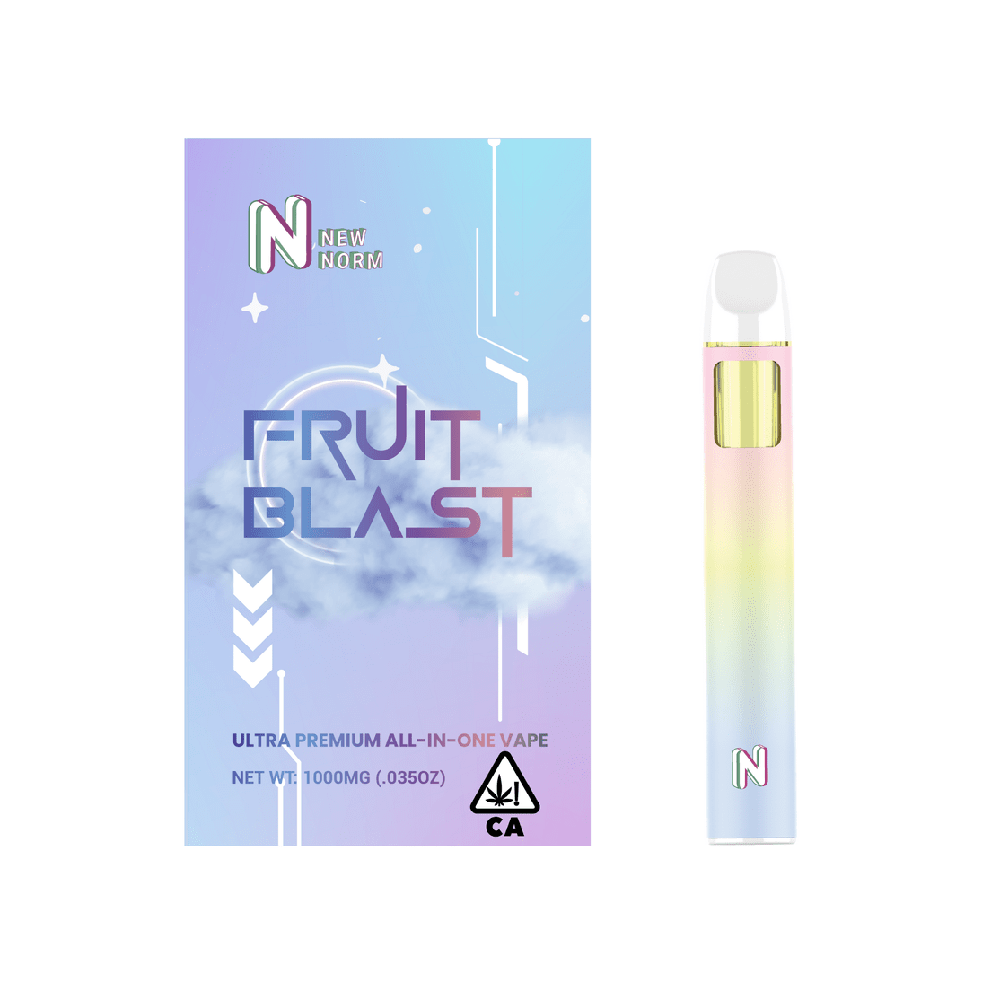 New Normal | AIO Vape | 1g | Fruit Blast | Sour Apricot