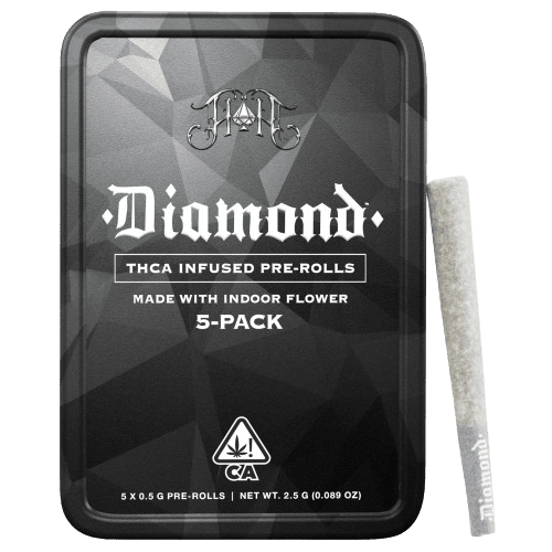 Heavy Hitters Diamond Infused Pre-roll 5pk Super Jack 2.5g