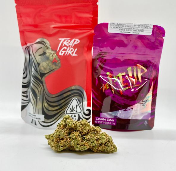 *Deal! $65 1/2 oz. Slurricane (23.9%/Indica) - Trap Girl + 50mg Edible (House Pick)