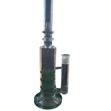 13" BOTTLE WATER PIPE WITH TRIPLE HONEYCOMB PERCS