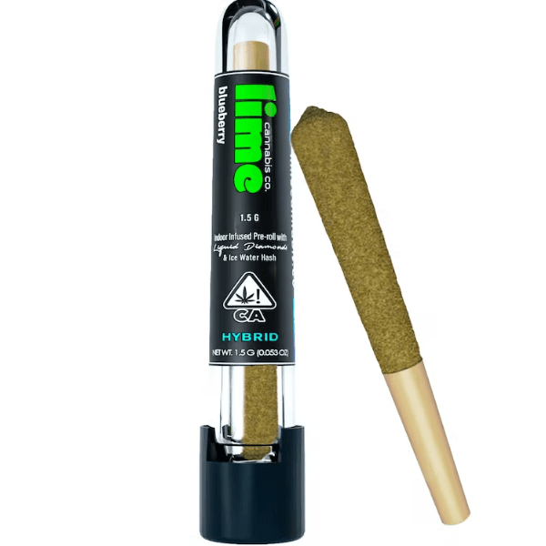 Diamond & Hash Infused (Single Pre Roll) | Blueberry