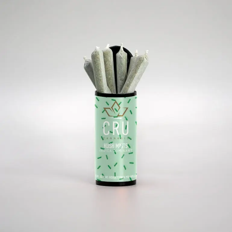 CRU-.5g PreRoll-Kush Mints (6pk)