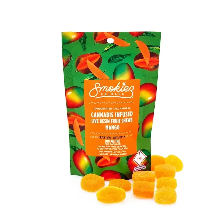 Mango Sativa 100mg Live Resin Fruit Chews - CO