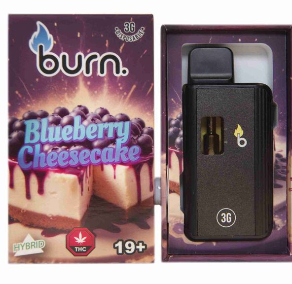 3 Gram Burn Disposable – Blueberry Cheesecake (3 Gram)