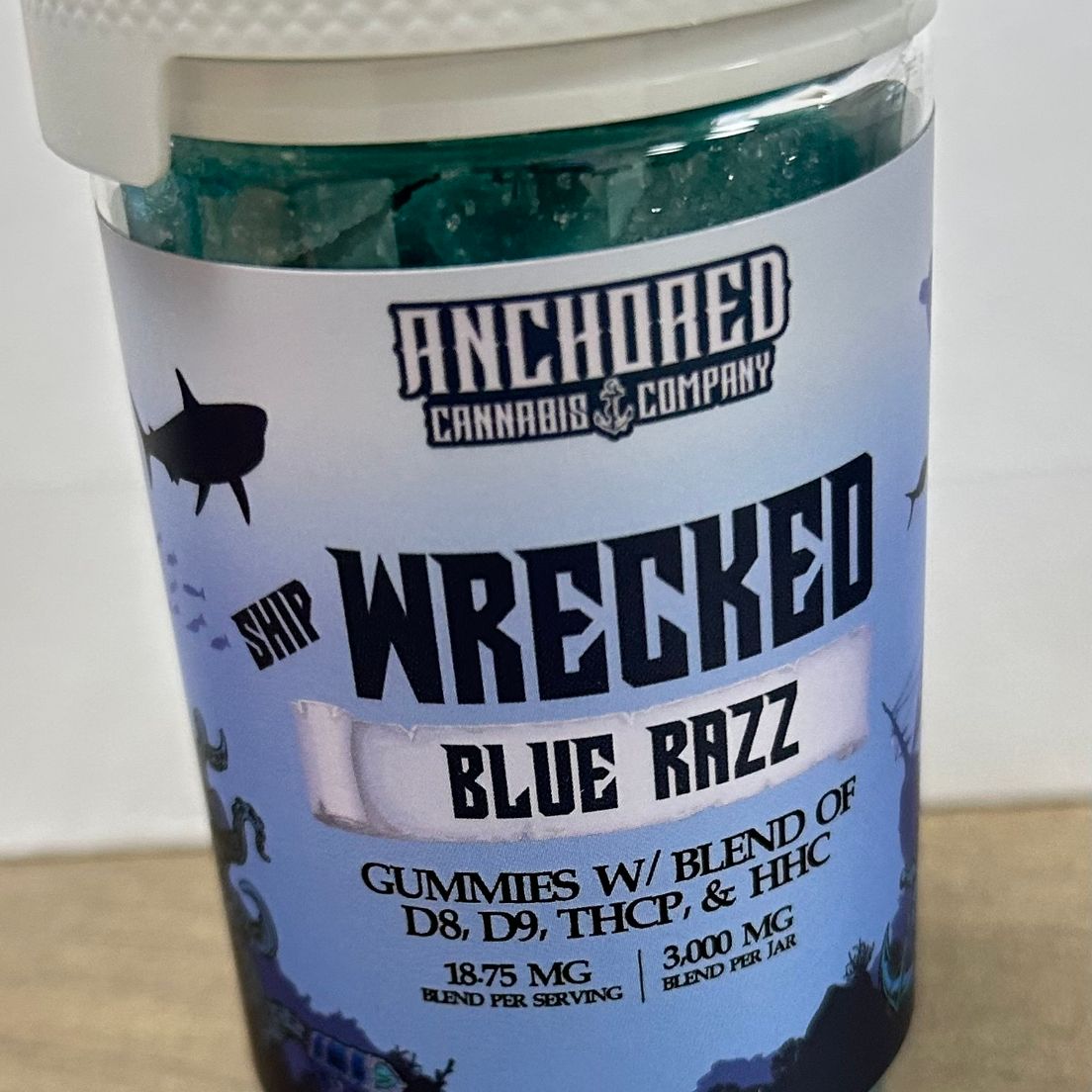 Anchored Shipwrecked Gummy's - Blue Razz