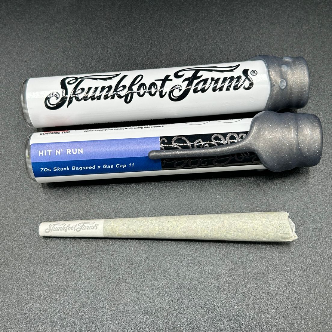 Hit N' Run - Skunkfoot Farms Premium Living Soil Top Shelf 1g Pre Roll