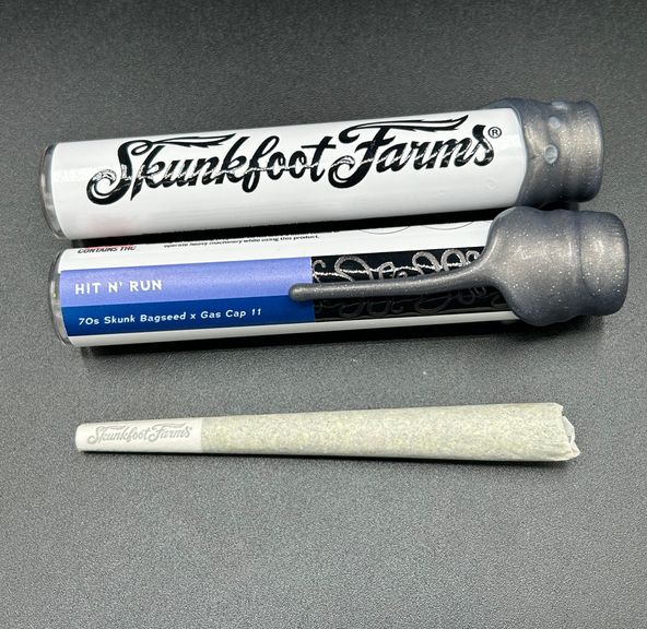 Hit N' Run - Skunkfoot Farms Premium Living Soil Top Shelf 1g Pre Roll