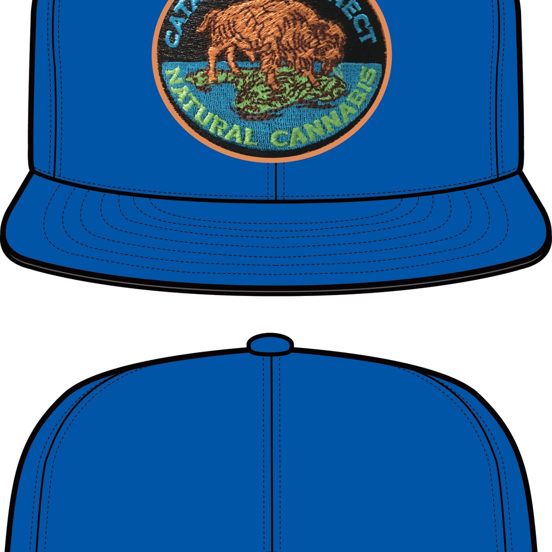 Catalina Connect: Hat - Blue, Original Snapback